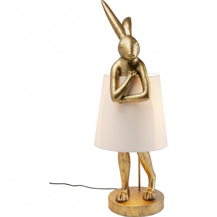 Vloerlamp Animal Rabbit Gold 88cm Kare Design