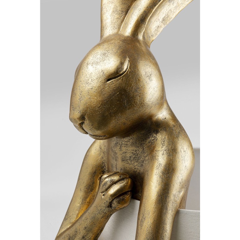 Lampe à poser Animal Rabbit doré 88cm