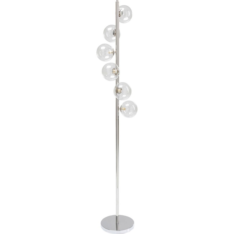 Lampadaire Scal Balls chrome 160cm