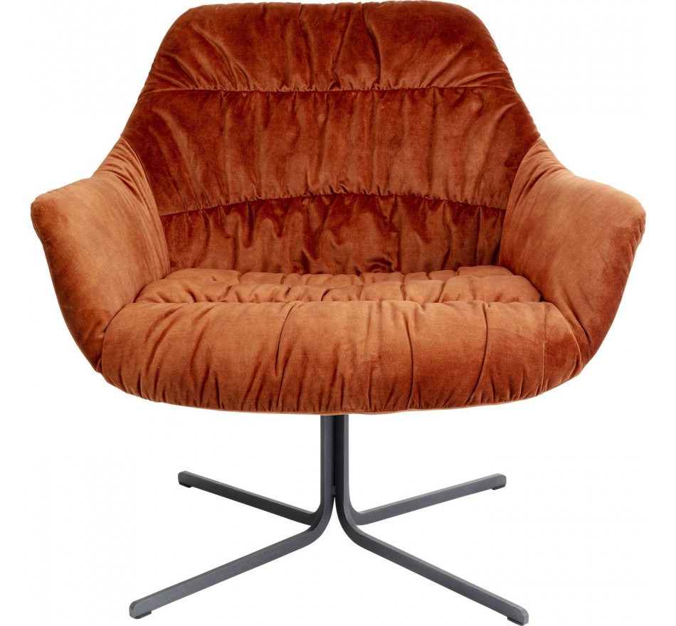 chef slikken Overweldigend Oranje retro draaibare fauteuil - Bristol - Kare Design