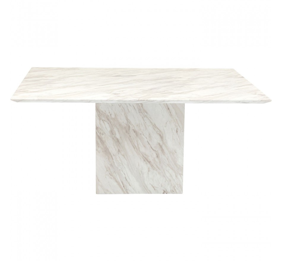 Eettafel Artistico wit marmer 160x90cm Kare Design