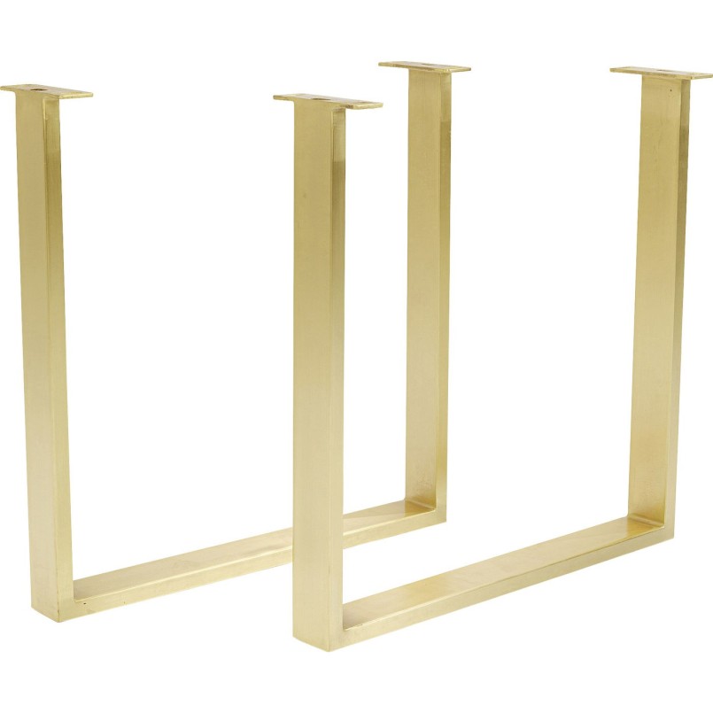 Table Symphony chêne laiton 160x80 Kare Design