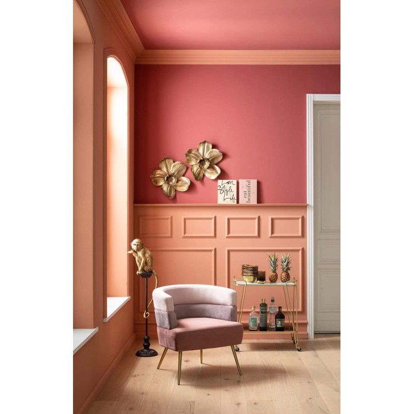 Déco murale Orchidée dorée 44cm Kare Design