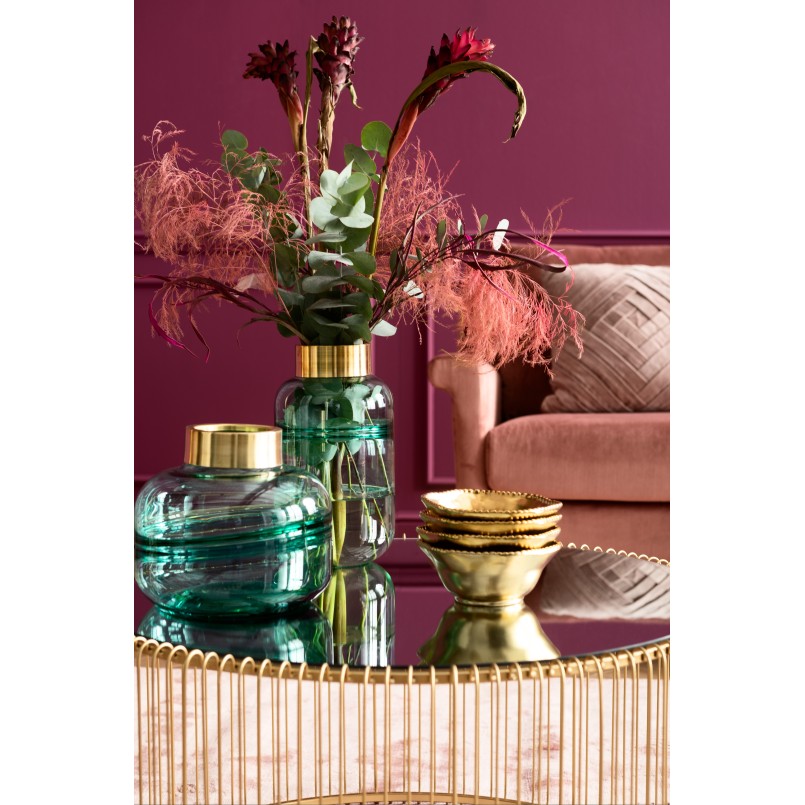 Table basse Wire laiton 80cm Kare Design