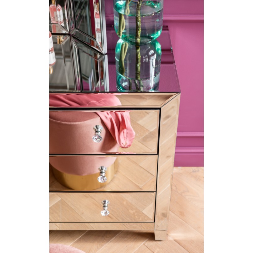 Commode Luxury 3-tiroirs Kare Design