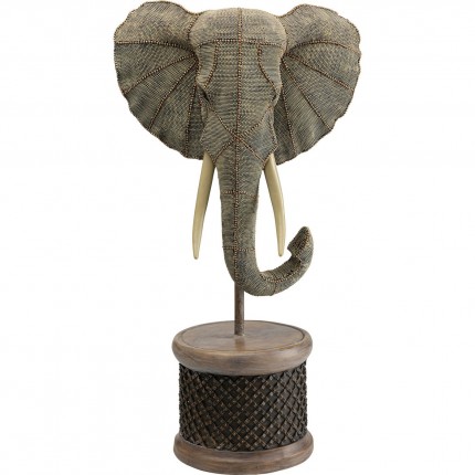 Decoratie Elephant Head Pearls 76cm Kare Design