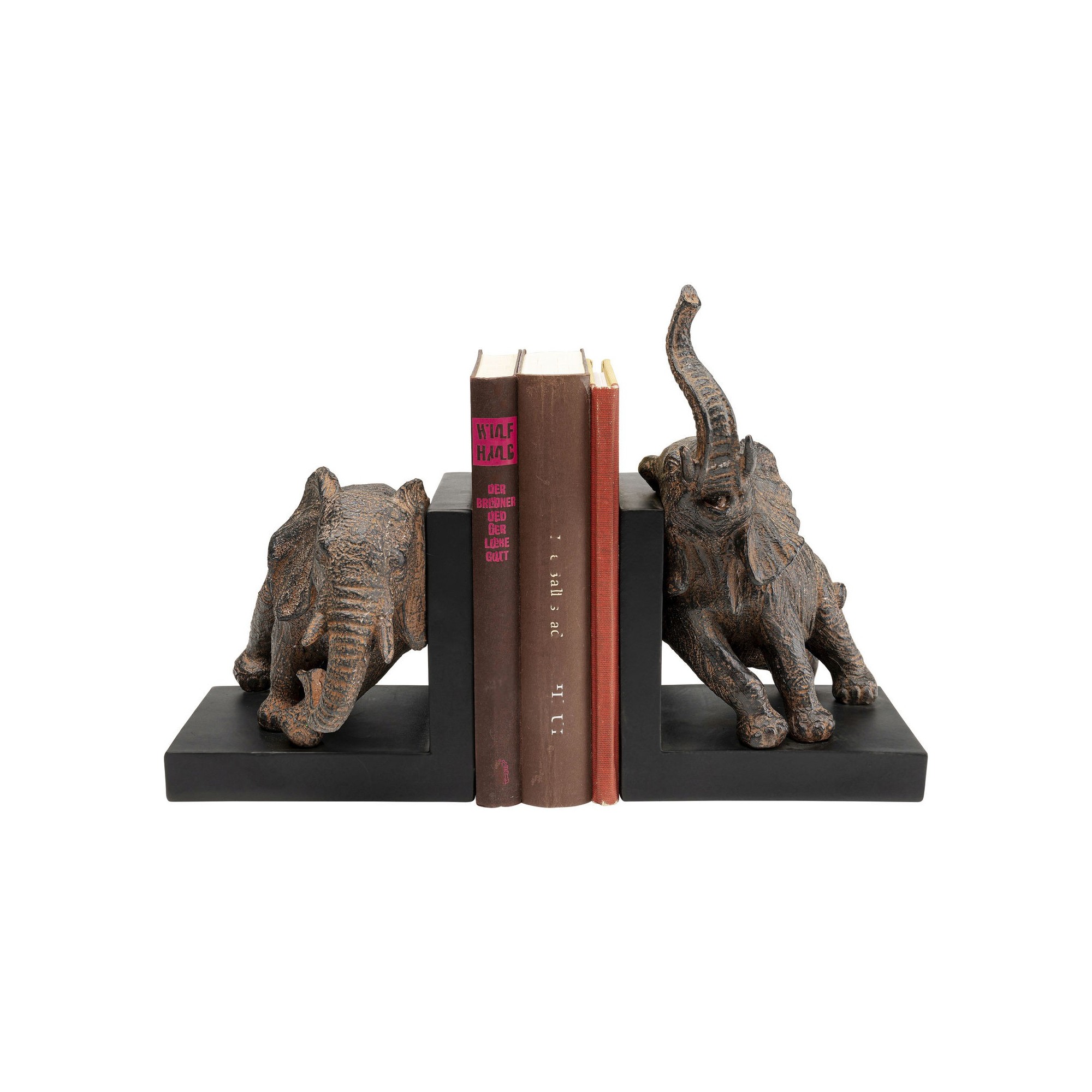 Boekensteunen Elephants 42cm (2/Set) Kare Design