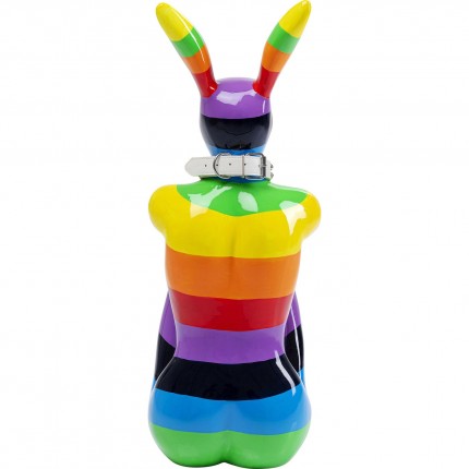 Deco Sitting Rabbit Rainbow XL 80cm Kare Design