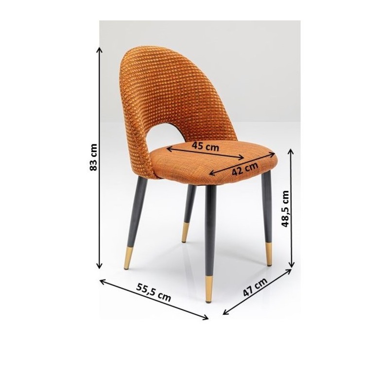 Stoel Hudson oranje Kare Design