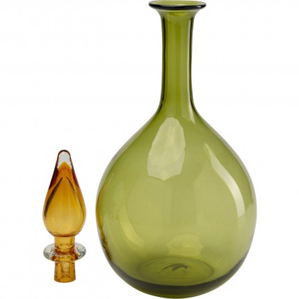 Vase Honeymoon Lid Green 38cm Kare Design