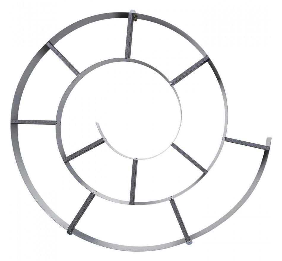 Wandplank Snail zilver Kare Design