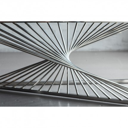 Console Laser 120x40cm zilver Kare Design