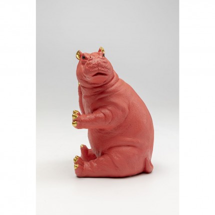 Boekensteun Hippo Roze (2/Set) Kare Design
