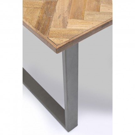 Table Parquet Steel 180x90cm Kare Design