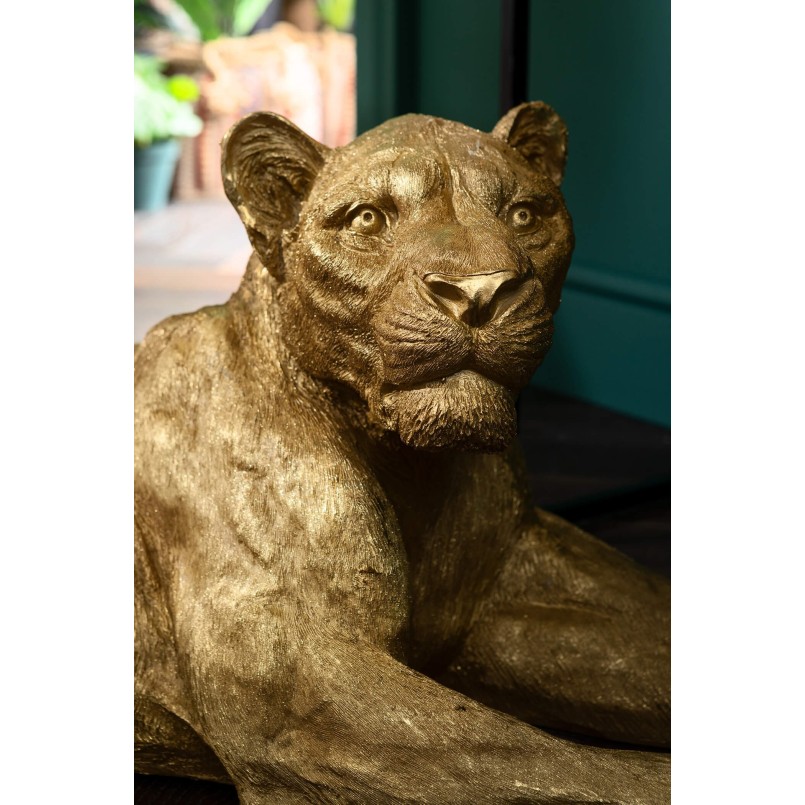 Déco Lionne XL dorée Kare Design