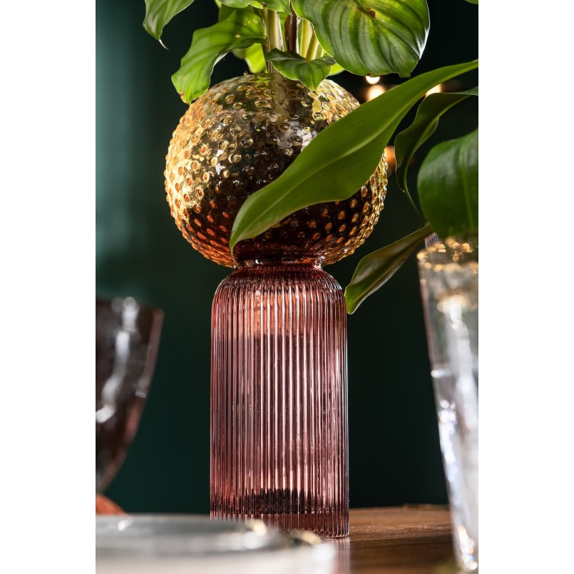 Vase Marvelous Duo jaune violet 31cm