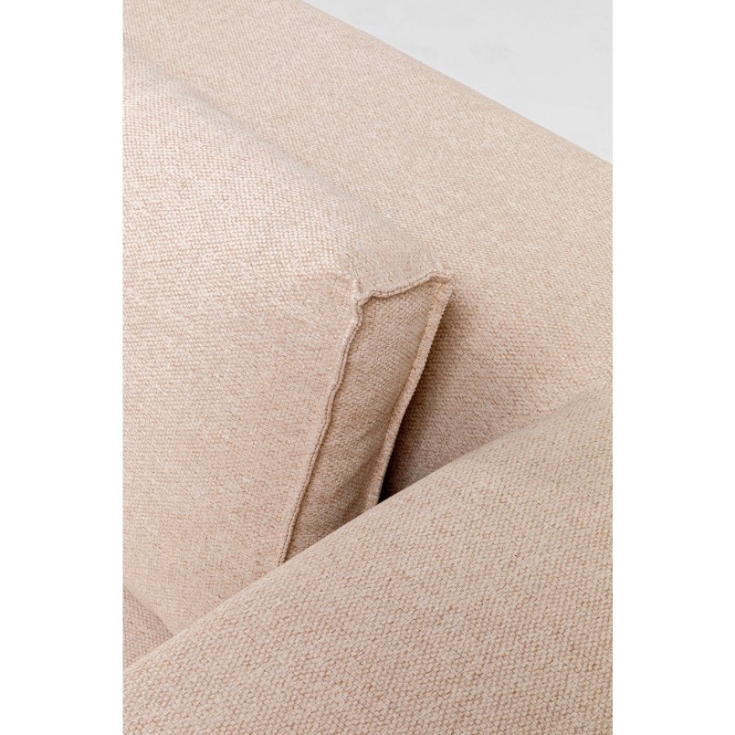Canapé d angle Infinity Ottomane crème droite