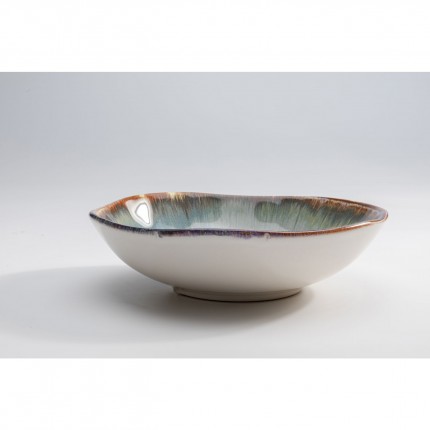 Plate Deep Organic Ø20cm white (4/set) Kare Design