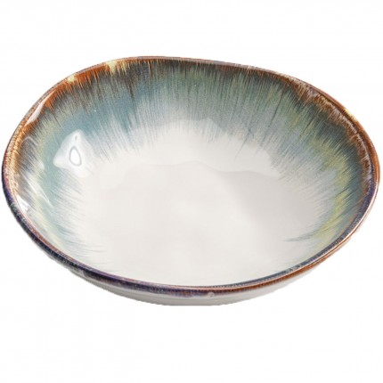 Assiettes creuses Organic 20cm blanches set de 4 Kare Design