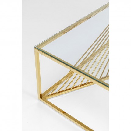 Coffee Table Laser Gold 120x60cm Kare Design