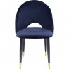 Chair Iris velvet blue Kare Design