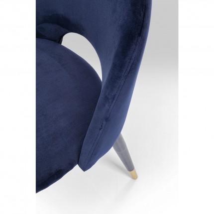 Stoel Iris Velvet Blauw Kare Design