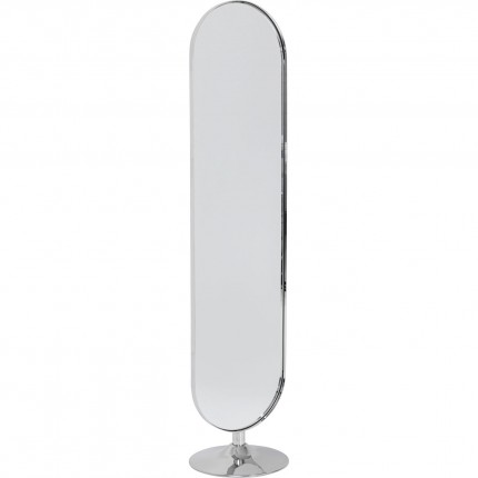 Floor Mirror Curvy Chrom Look 170x40cm Kare Design