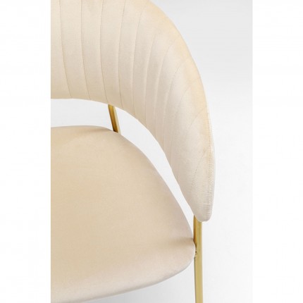 Chair with armrests Belle Creme Kare Design