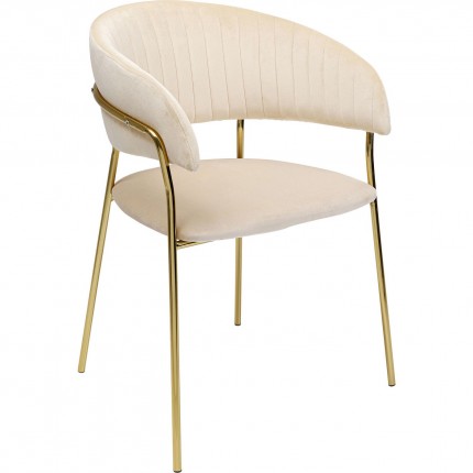 Chair with armrests Belle Creme Kare Design
