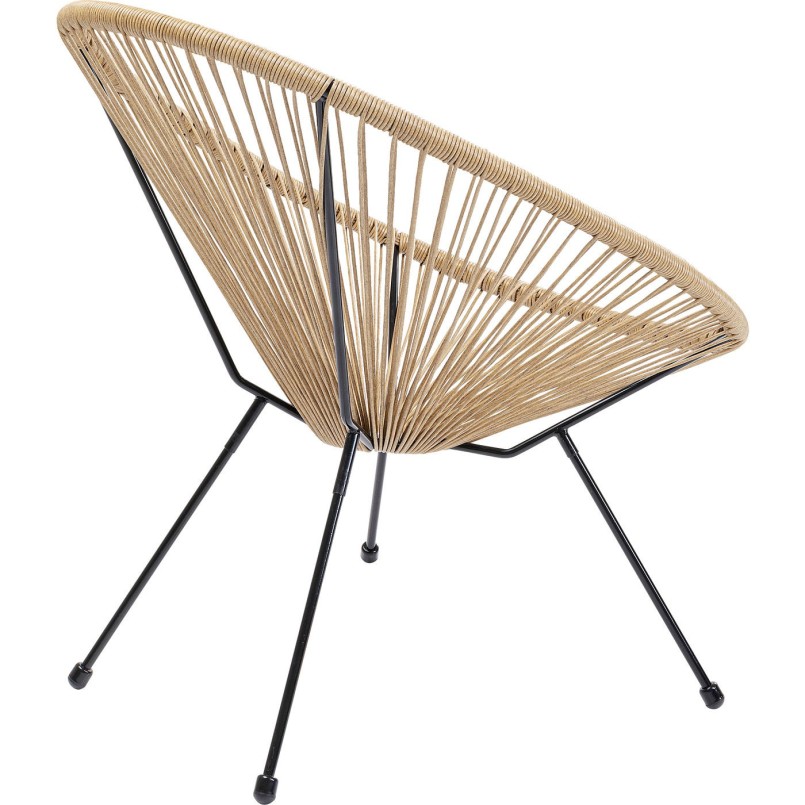 Fauteuil de jardin Acapulco nature Kare Design