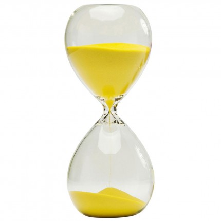 Hourglass Timer 30Min yellow Kare Design