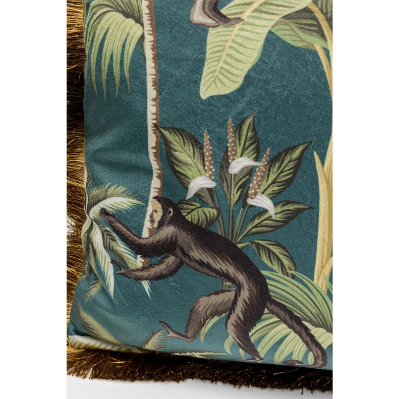 Coussin à franges Jungle Fever 45x45cm Kare Design