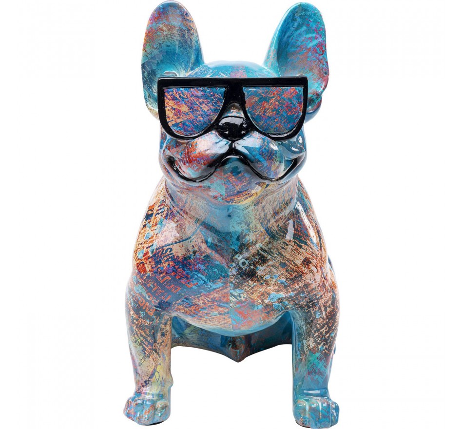 Déco bouledogue lunettes Kare Design