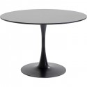 Table Schickeria 110cm noire Kare Design