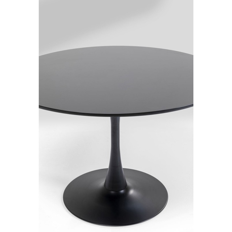 Table Schickeria noir Ø110