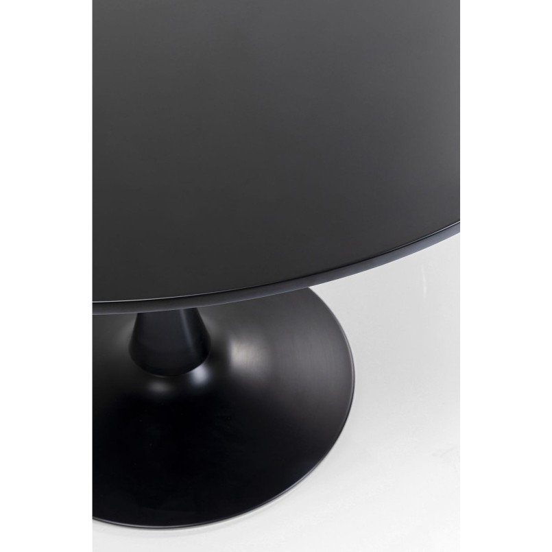 Table Schickeria noir Ø110