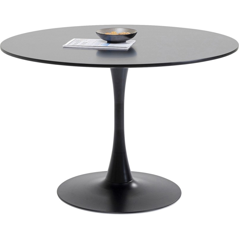 Table Schickeria noir Ø110