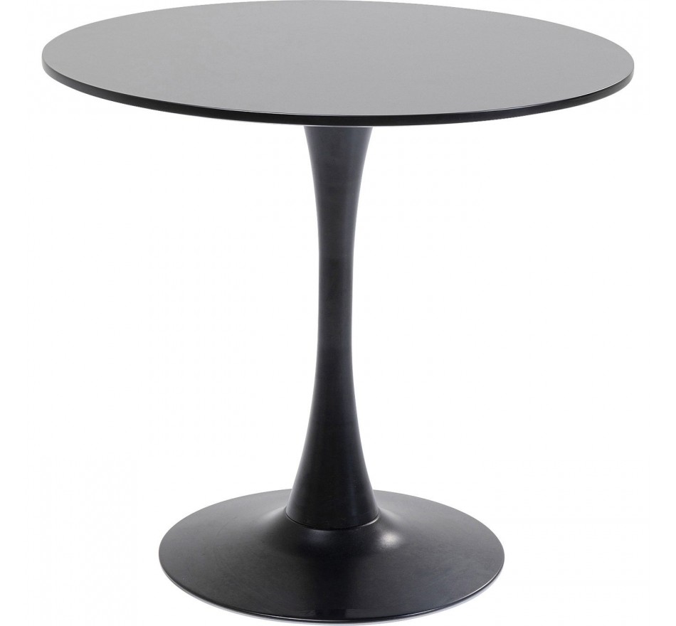 Eettafel Schickeria Ø80cm zwart Kare Design