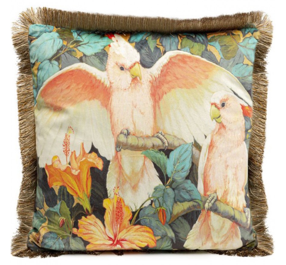 Kussen franje parrots Kare Design