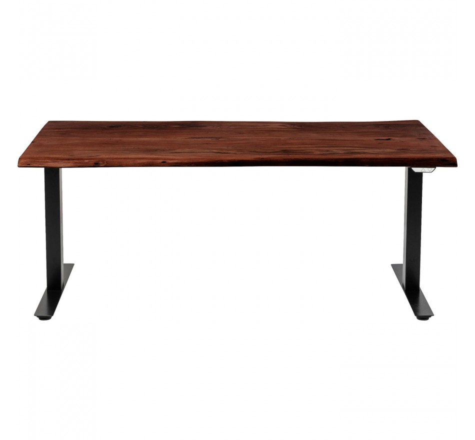 Bureau Smart Harmony noyer et noir 200x100cm Kare Design