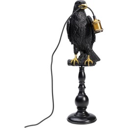 Lampe à poser Sitting Crow noir mat