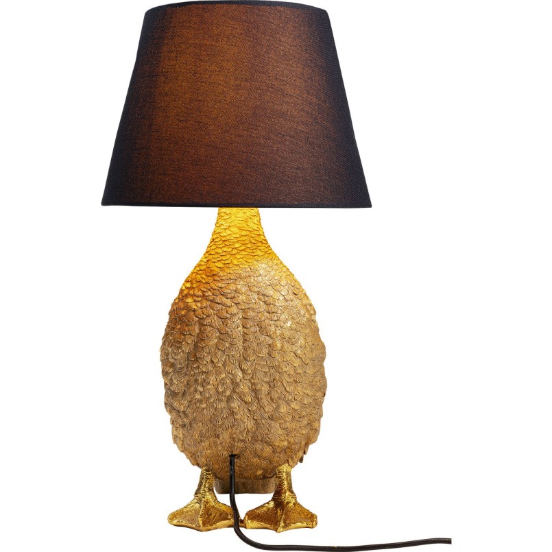 Lampe de table canard doré Kare Design