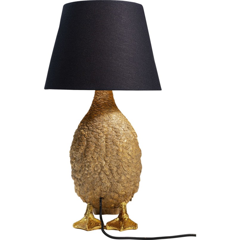 Lampe de table canard doré Kare Design