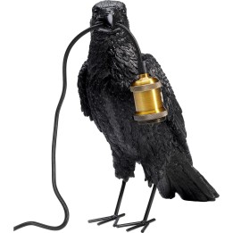 Lampe à poser Crow noir mat