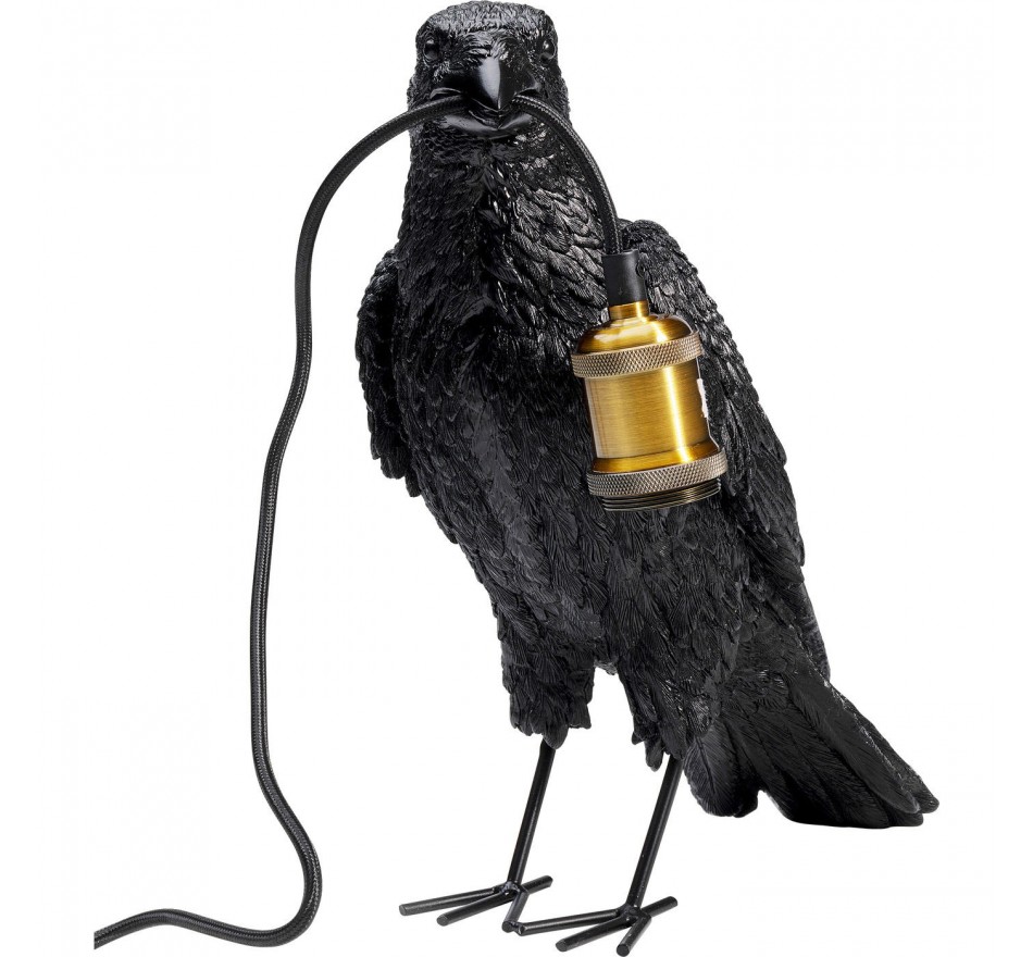 Tafellamp kraai zwart Kare Design