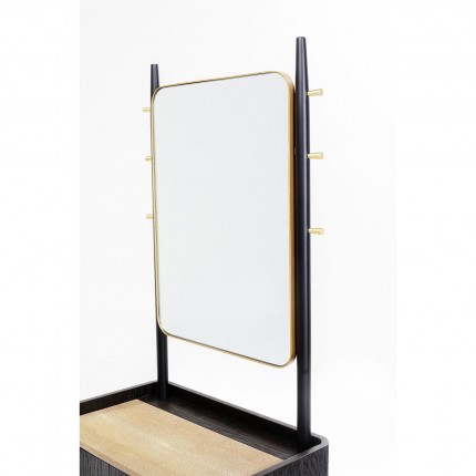 Coat Rack with Mirror Milano Kare Design