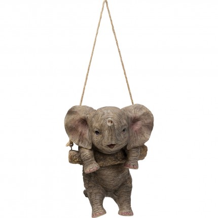 elephant on swing