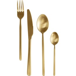 Couverts Gloria doré (16-pcs)
