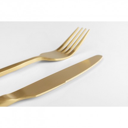 Cutlery Gloria Matt Gold (16-part) Kare Design