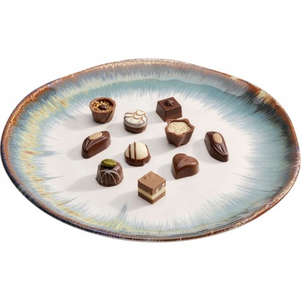 Assiettes Organic 26cm blanches set de 6 Kare Design